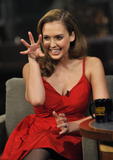 Jessica Alba Appears on The Late Show With David Letterman in New York