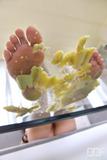 Ariana Brown - A Fruity Footjob Young Teenager Mashes Banana With Sexy Toes -h4lklwiqum.jpg