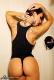 Sandee Westgate - Black Bodysuit in Shower -s1hb55rw21.jpg