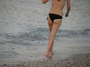 Candid Spy of Sexy Greek Girl On The Beach -z4h41e8q5c.jpg